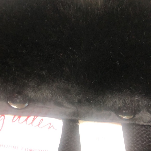 Black & White Fair Isle Zip Fur Collar Cardigan - Picture 13 of 14